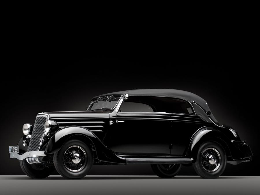  Ford V8 Deluxe Convertible Sedan by Glaser 1935 года  (фото 1 из 7)
